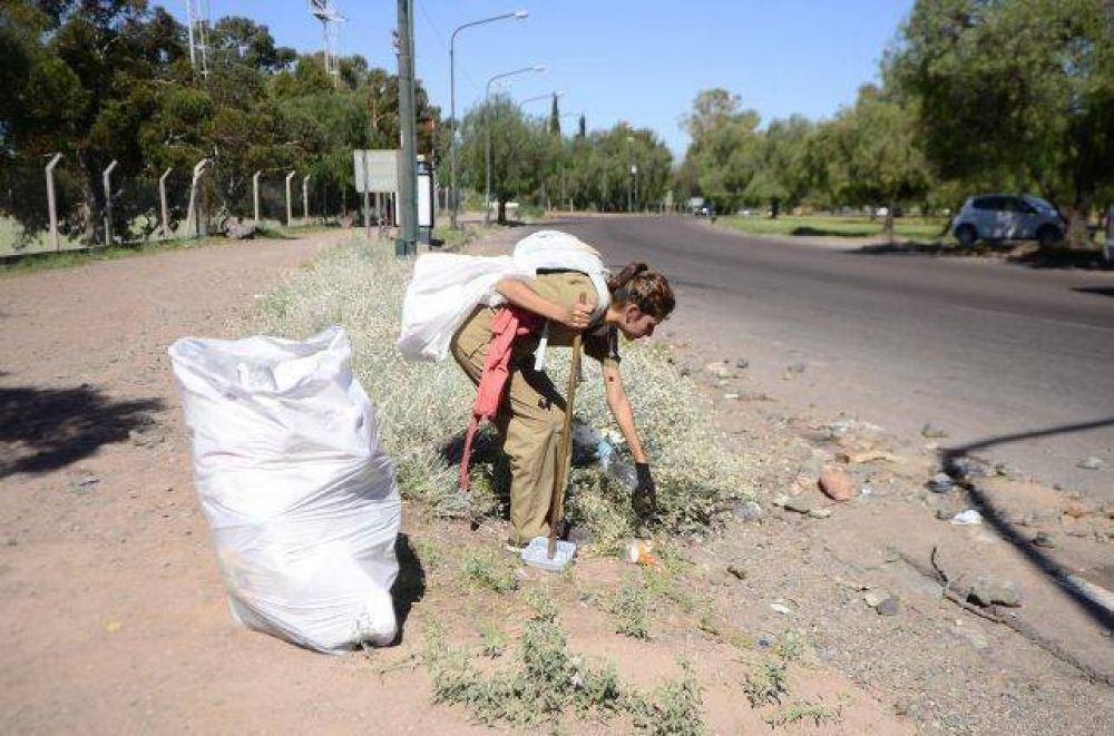 Levantaron 20.000 kilos de basura en el parque General San Mart�n