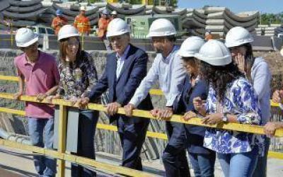 A su vuelta de China, Vidal recorri� con Macri la obra de soterramiento del Tren Sarmiento en Haedo