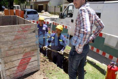 Alarma por rotura de un ca�o de gas