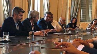 Los legisladores cordobeses de Cambiemos en la Casa Rosada