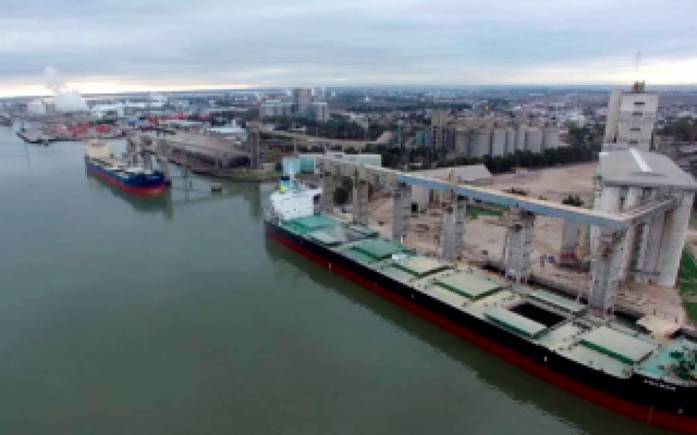 Las exportaciones por el puerto de Bah�a Blanca cayeron 17,82%