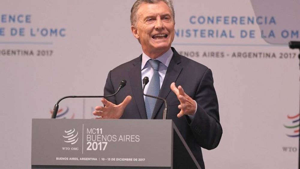 Macri en la inauguracin de la cumbre de la OMC: Venimos de muchas dcadas de ser un pas aislado