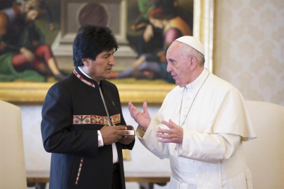 Francisco recibir� a los presidentes de Bolivia y Ecuador