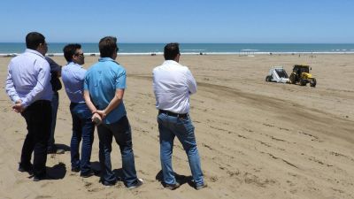Empez� la limpieza de las playas p�blicas