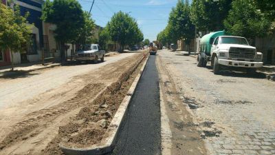Avanzan las obras en el centro y piden precauci�n para transitar