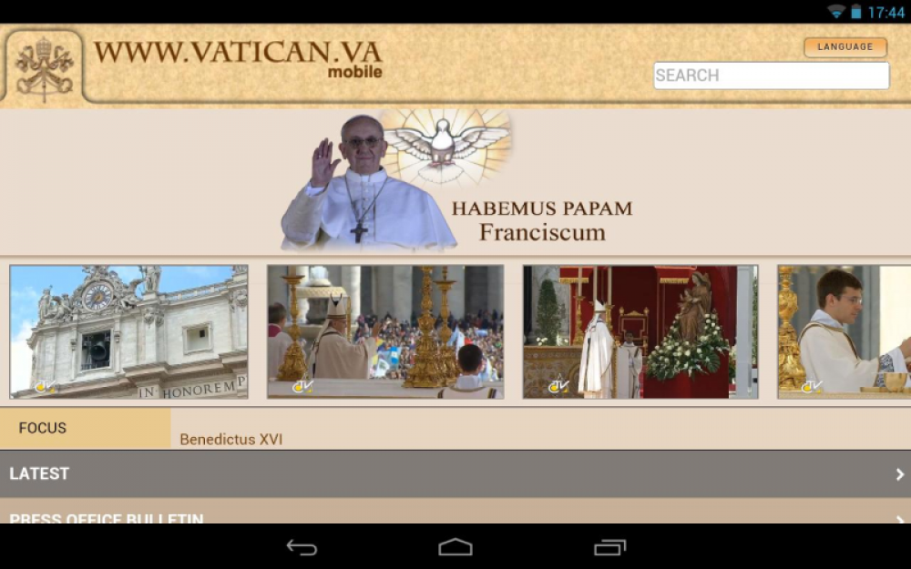 El Vaticano lanza el sitio web que centraliza todos sus medios