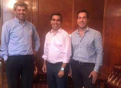 Puerto Quequ�n: Rojas se reuni� con titulares bonaerenses de Producci�n y Actividades Portuarias