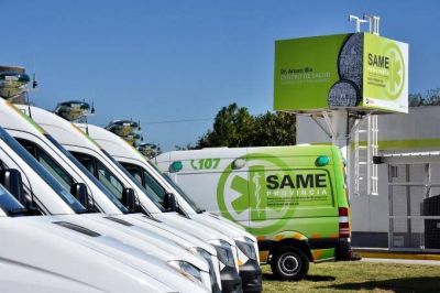 Desde el ministerio de Salud proyectan que el SAME llegue a 77 municipios en 2018