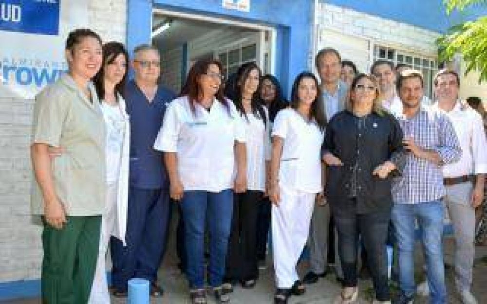 Cascallares inaugur� un nuevo centro de salud en Almirante Brown