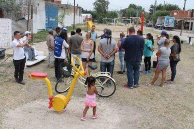 El Municipio recuper� un espacio abandonado y construy� una plaza