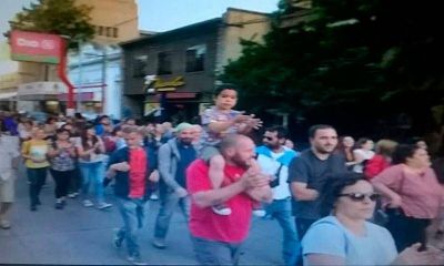 En protesta por la reforma hubo convocatoria en el centro de la ciudad