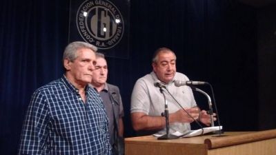 La cocina cegetista del paro: sin los Moyano, dedicados a Independiente