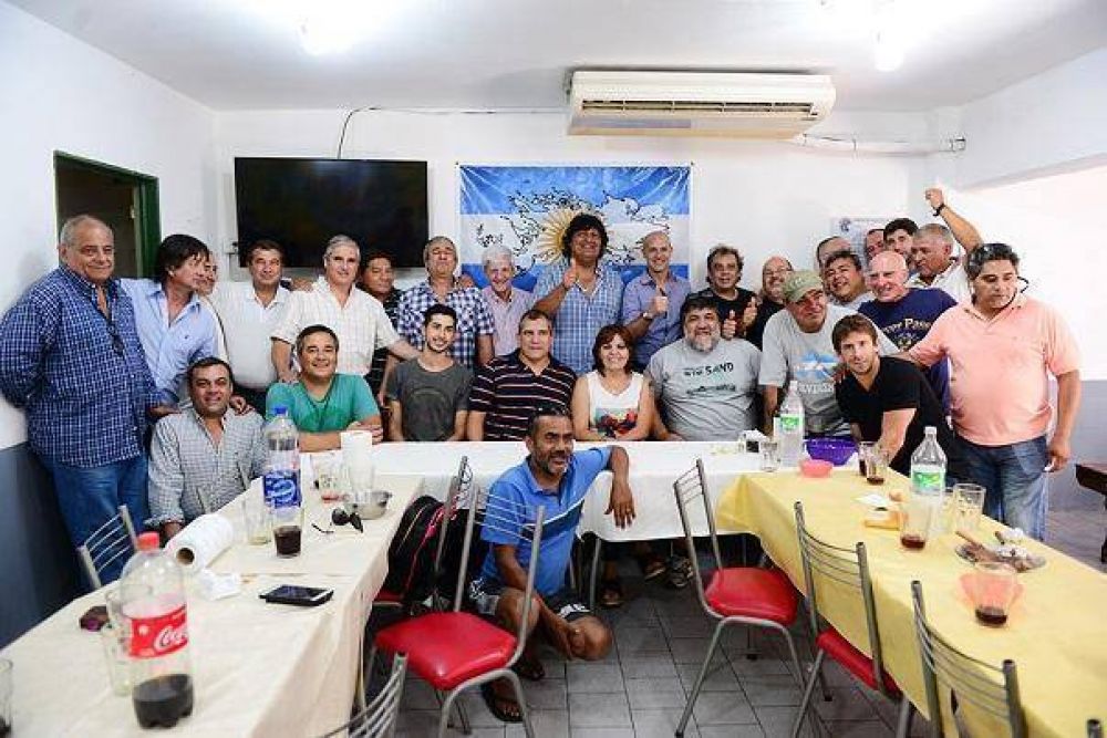 Andreotti y los ex combatientes de Malvinas festejaron por el trabajo conjunto durante 2017