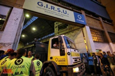 Redoblan turno nocturno de la recolecci�n de residuos en Quilmes