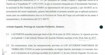 Se homolog� el acuerdo del Dunga Dunga que congela dos a�os los salarios en la UOM Tierra del Fuego