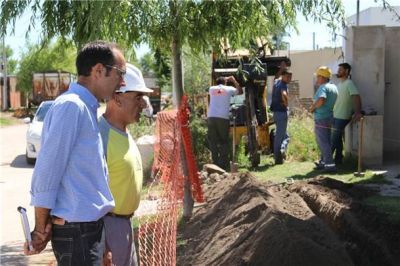 Comenz� a ejecutarse la segunda etapa de la obra de gas en barrio Los Troncos