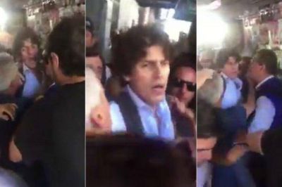 Bancarios agredieron a Lousteau en plena calle