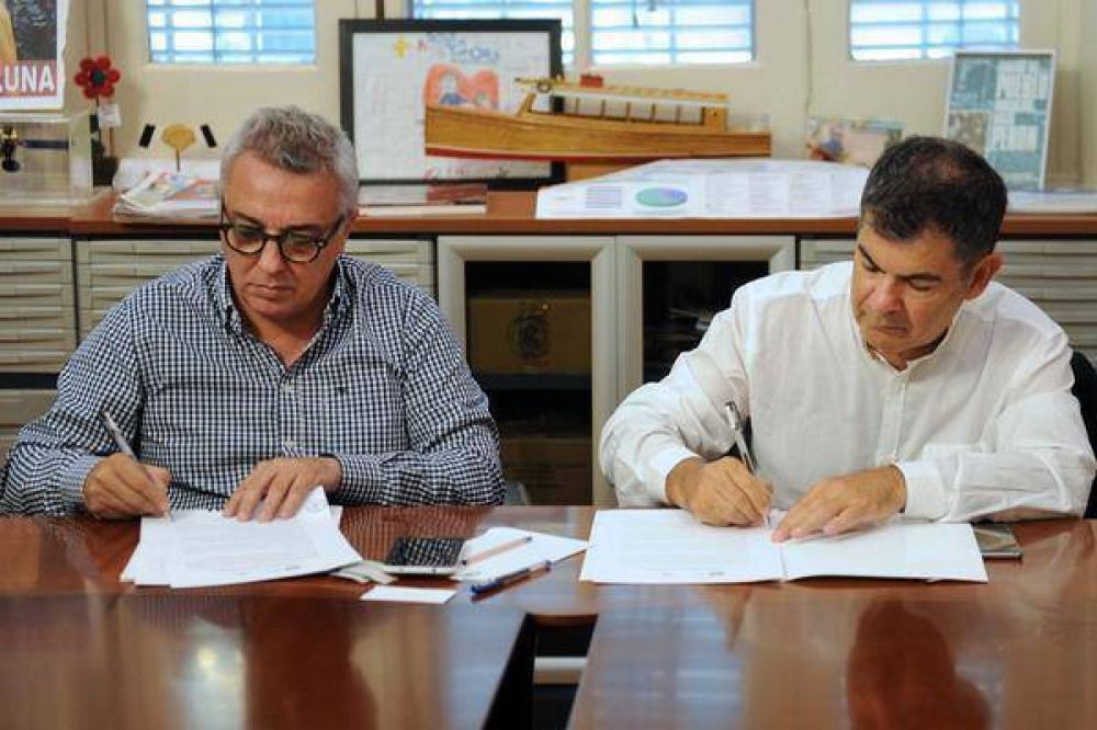 Tigre firm� un convenio de capacitaci�n tecnol�gica con la Agencia Social Team
