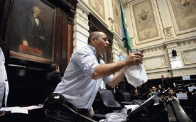 La CTA sali� a respaldar al Intendente Secco: 