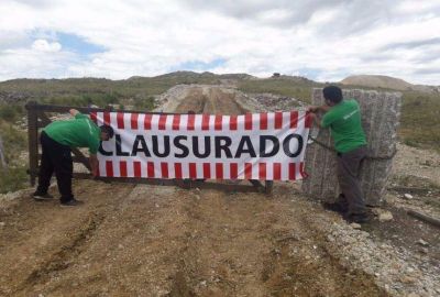 El Gobierno clausur� una cantera de cuarzo y feldespato en La Carolina