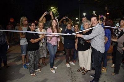 Nardini inaugur� obra integral en la Av. Ingeniero Huergo
