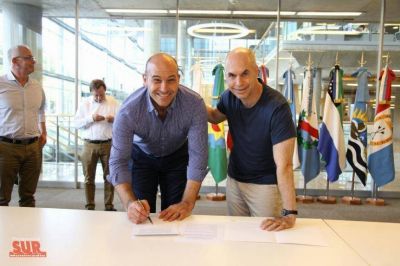 Molina y Rodr�guez Larreta firmaron un convenio para profundizar el trabajo conjunto