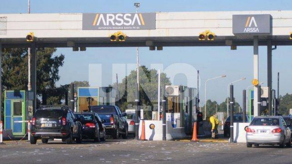 Autopista Santa Fe-Rosario: el peaje aument� un 75% y ahora los autos pagan $35