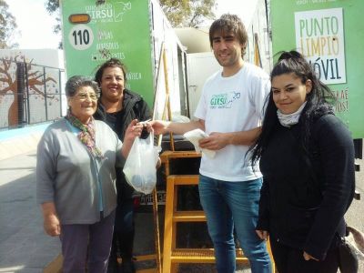 El Punto Limpio M�vil del GIRSU estar� todos los domingos de enero y febrero en Playa Uni�n