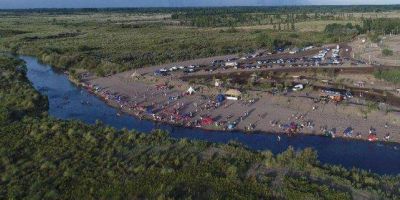 La playita de Alvear provoc� un enorme enojo en La Pampa por el Atuel
