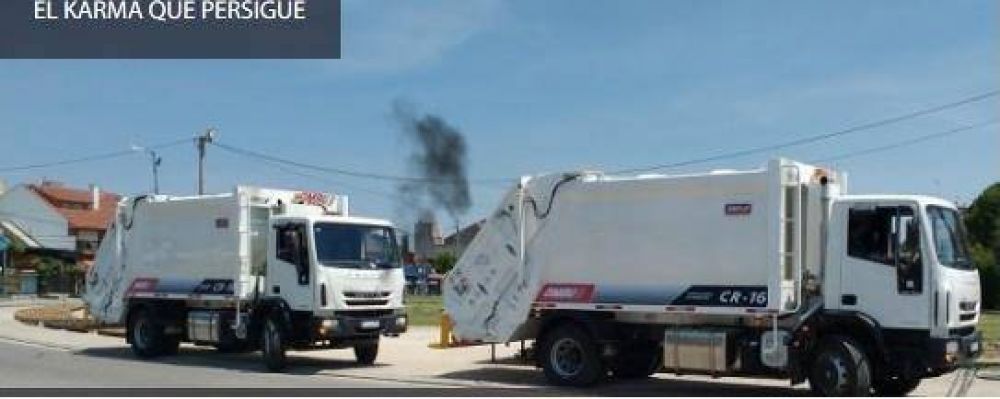 Mar Chiquita: Ronda presento dos camiones nuevos y tres dias despues uno se rompe