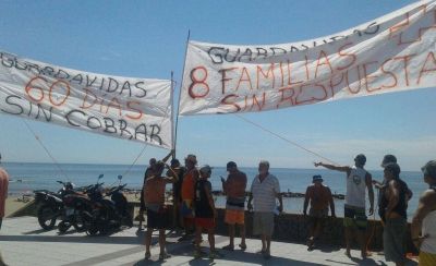 Guardavidas sin respuestas: realizan nuevas medidas de protesta