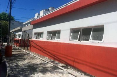 Vidal recorri� las obras en el Hospital Materno Infantil