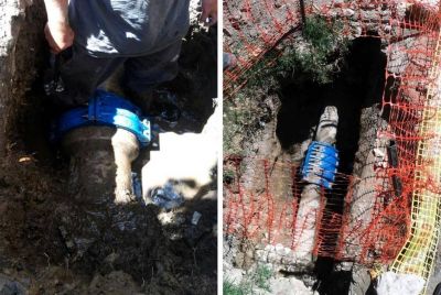 Mejoran red de agua tras reparar ca�os maestros
