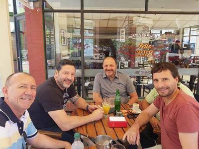 Garate se reuni� con el titular del PJ bonaerense en Necochea