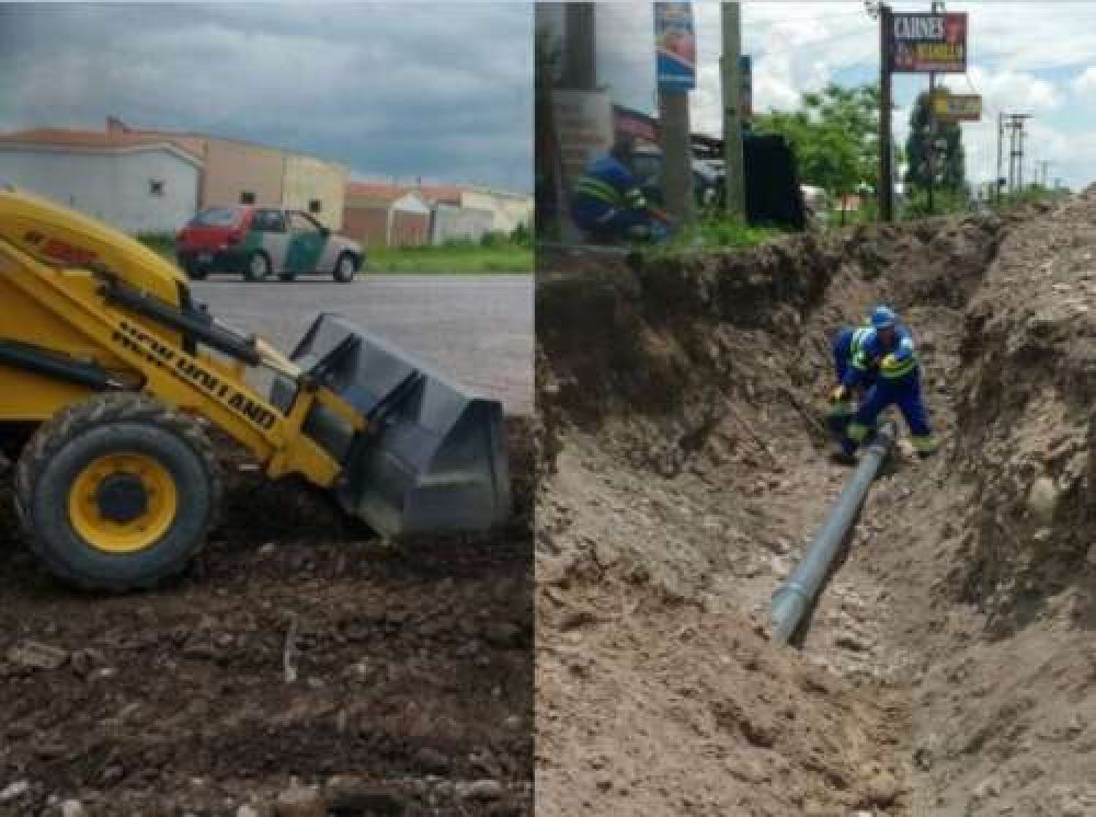 Aguas del Norte comenz� las obras en Quijano y los vecinos tienen esperanzas
