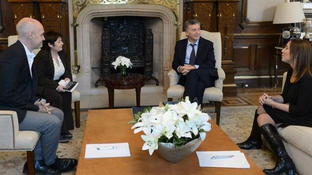 Reuniones con Larreta y Vidal, con la mira en 2019