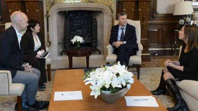 Reuniones con Larreta y Vidal, con la mira en 2019