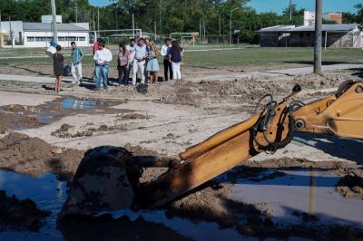 Funcionarios nacionales  recorrieron el Ameghino