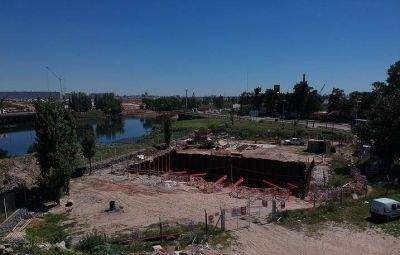 CONTIN�A LA CONSTRUCCI�N DE UNA NUEVA ESTACI�N DE BOMBEO EN VILLA JARDIN