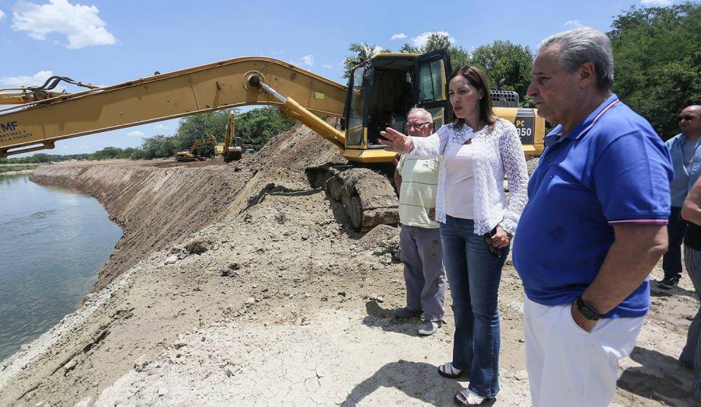 La gobernadora Vidal recorri obras en Pergamino, Arrecifes y Salto