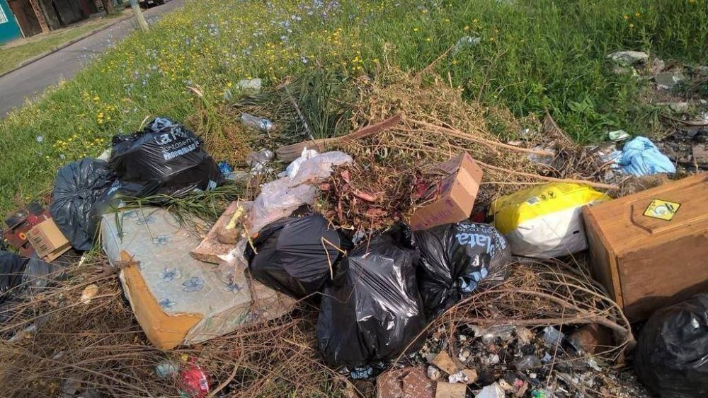 Indignaci�n por basura que nadie retira en Los Hornos