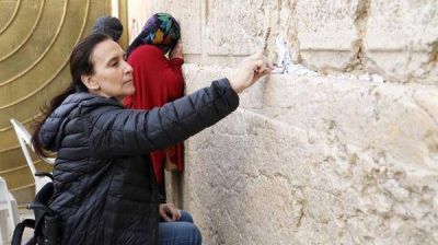 Gabriela Michetti, desde Israel: 