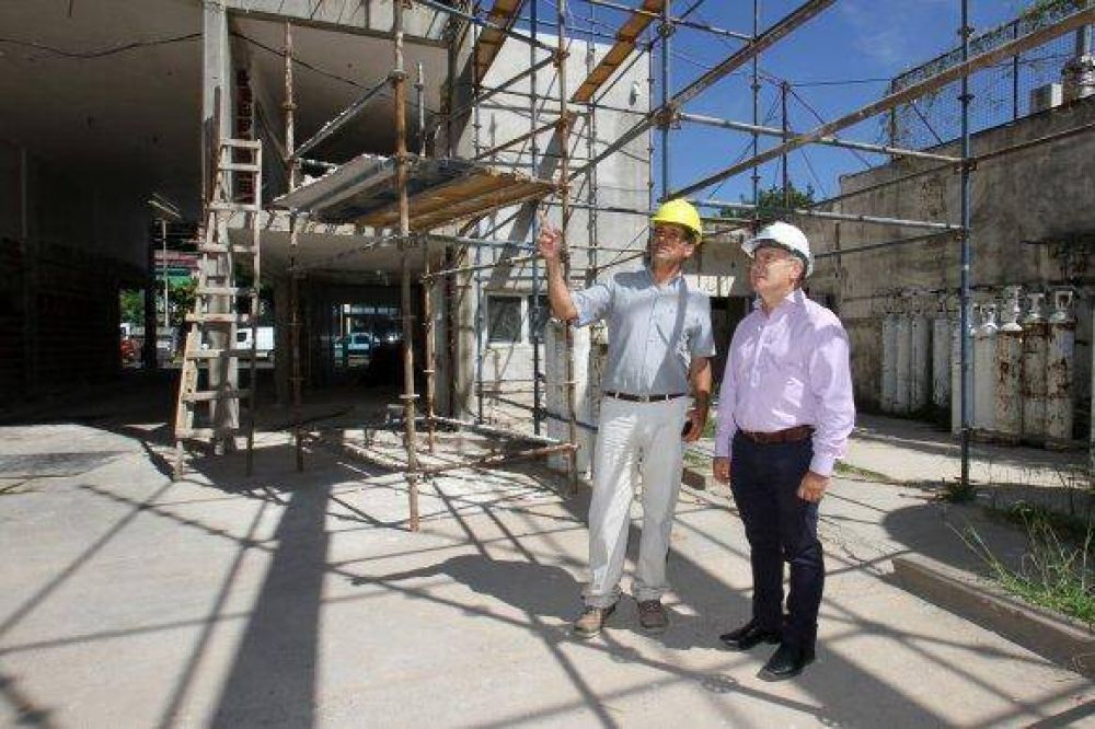 Avanza la construcci�n de una nueva unidad de terapia intensiva y centro de diagn�sticos para el Hospital San Mart�n de Paran� 