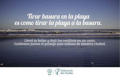 Exhortan a cuidar la higiene de las playas