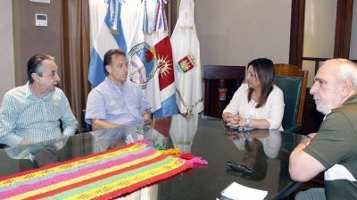 La intendente se reuni� con la C�mara de Comercio e Industria