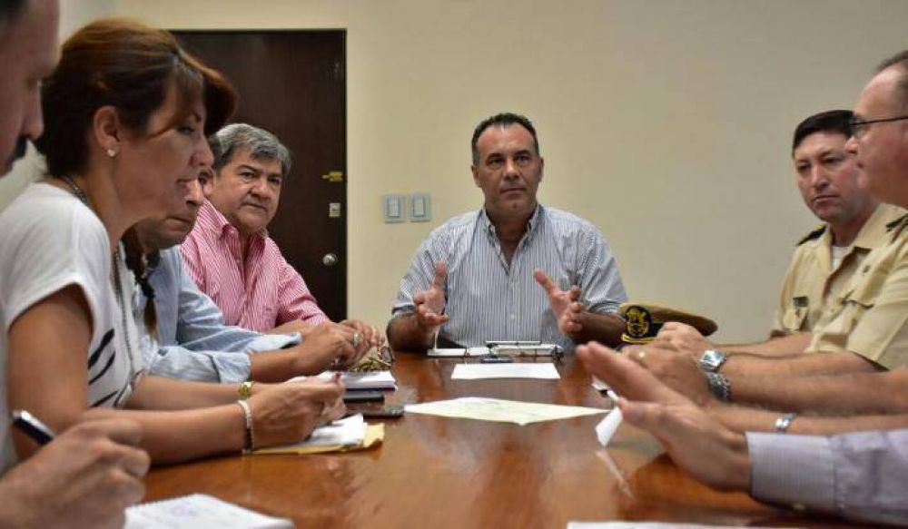 Ante el alerta por crecida de ros Paraguay y Paran, el Gobierno coordina trabajos de prevencin en zonas costeras