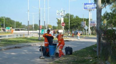 El Municipio capitalino realiza la limpieza integral de la ciudad