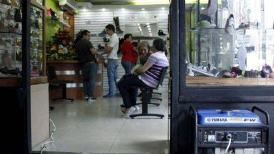 Los cortes de luz est�n fundiendo a los comerciantes de zona sur