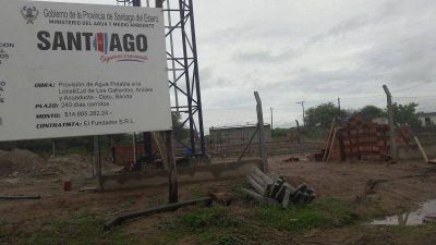 Satisfacci�n en Ardiles por la pronta finalizaci�n de la red de agua potable