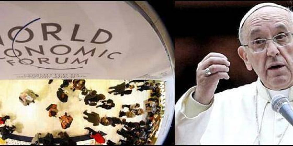 El Papa llama al Foro de Davos a admitir 